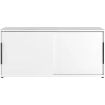 Dulap alb cu usa glisanta 160x74 cm Mailand - Germania imagine