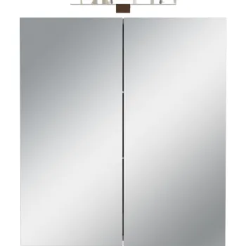 Dulap de baie crem suspendat/cu oglinda 60x71 cm Arcena - Germania imagine