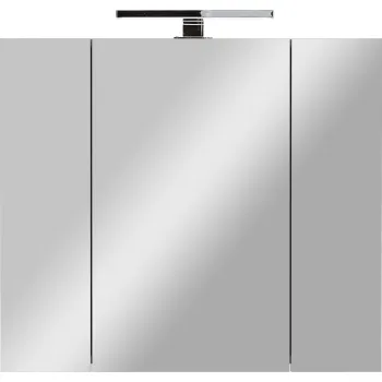 Dulap de baie gri-bej cu oglinda 76x71 cm - Germania imagine