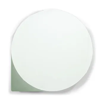 Dulap de baie verde/gri suspendat/cu oglinda din metal 35x35 cm Sonnet - Spinder Design imagine