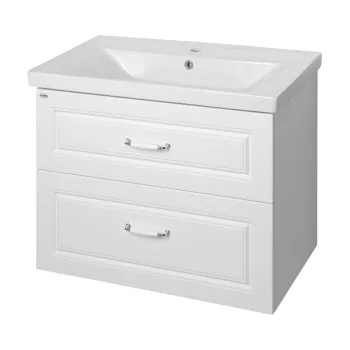 Dulap fara chiuveta alb suspendat 76,5x60 cm Favolo - Sapho imagine