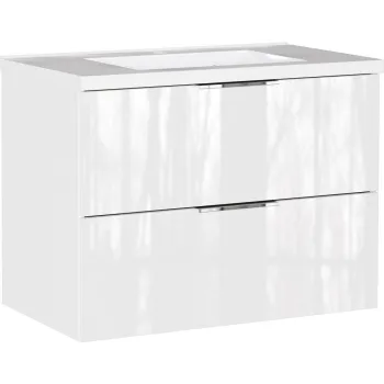 Dulap sub chiuveta alb suspendat cu aspect lucios 81x61 cm Celano - Germania imagine