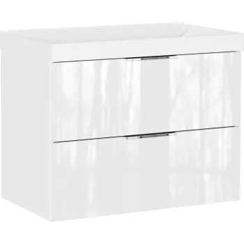 Dulap sub chiuveta alb suspendat cu aspect lucios 81x65 cm Celano - Germania imagine