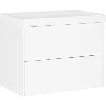 Dulap sub chiuveta alb suspendat cu aspect mat 81x65 cm Bodera - Germania imagine