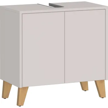 Dulap sub chiuveta crem cu aspect mat 60x59 cm Arnea - Germania imagine