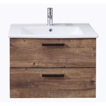 Dulap sub chiuveta cu aspect de lemn de stejar 71x51 cm Set 374 - Pelipal imagine