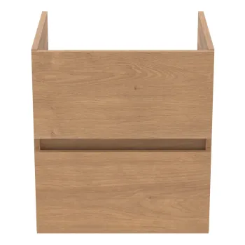 Dulap sub chiuveta in culoare naturala suspendat cu aspect de lemn de stejar 50x55 cm Eurovit+ - Ideal Standard imagine