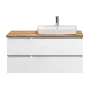 Dulap suspendat alb sub chiuveta 110x53 cm Set 360 - Pelipal imagine