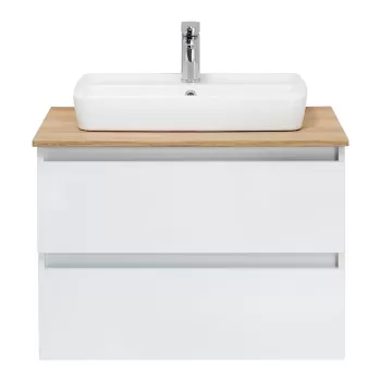 Dulap suspendat alb sub chiuveta 75x53 cm Set 360 - Pelipal imagine