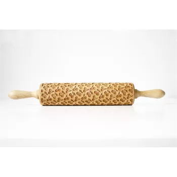 Facalet din lemn cu model pentru aluat Valek Cherries imagine