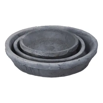 Farfurii de ghiveci 3 buc. din teracota o 10 cm - Esschert Design imagine