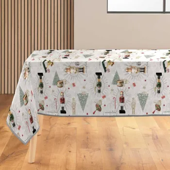 Fata de masa 150x300 cm cu model de Craciun Leopold - douceur d'interieur imagine