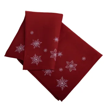 Fata de masa 85x85 cm cu model de Craciun - Dakls imagine