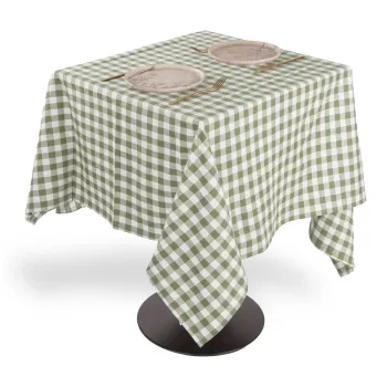 Fata de masa din bumbac 150x150 cm Gingham - Tiseco Home Studio imagine