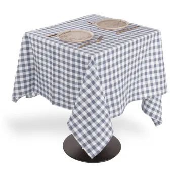 Fata de masa din bumbac 150x150 cm Gingham - Tiseco Home Studio imagine