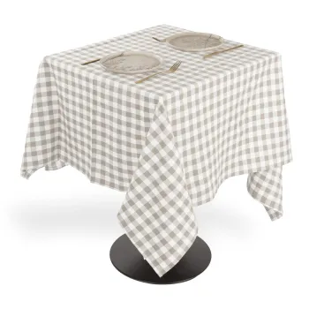 Fata de masa din bumbac 150x150 cm Gingham - Tiseco Home Studio imagine