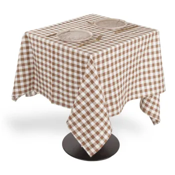 Fata de masa din bumbac 150x250 cm Gingham - Tiseco Home Studio imagine
