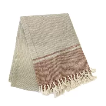 Fata de masa din bumbac Tiseco Home Studio, 250 x 150 cm, bej - roz imagine