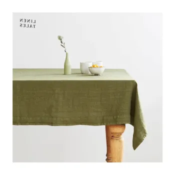 Fata de masa din in 140x140 cm - Linen Tales imagine