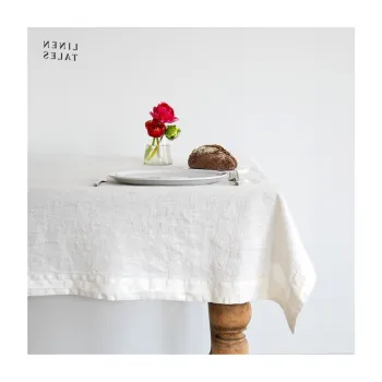 Fata de masa din in 140x140 cm - Linen Tales imagine