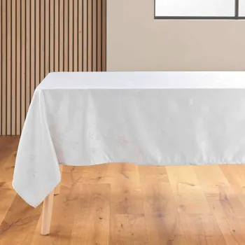 Fata de masa din jacquard 140x240 cm cu model de Craciun Flocons - douceur d'interieur imagine