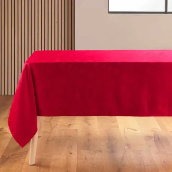 Fata de masa din jacquard 140x300 cm cu model de Craciun Flocons - douceur d'interieur imagine