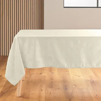 Fata de masa din jacquard 140x300 cm cu model de Craciun Flocons - douceur d'interieur imagine