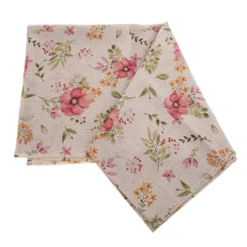 Fata de masa lavabila din amestec de in 140x140 cm - Dakls imagine