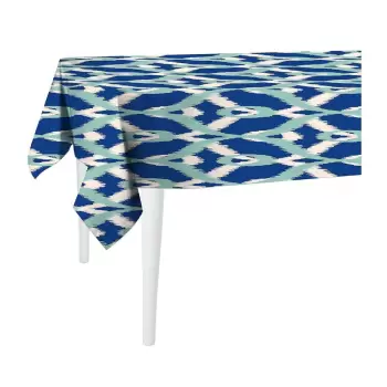 Fata de masa Mike & Co. NEW YORK Honey Coastal, 300 x 140 cm, albastru-verde imagine