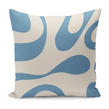 Fata de perna 43x43 cm Blue Latte - Mila Home imagine