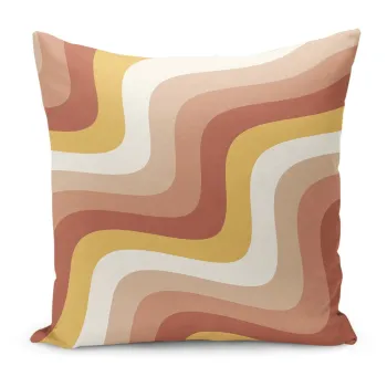 Fata de perna 43x43 cm Creamy Strawberry Swirl - Mila Home imagine