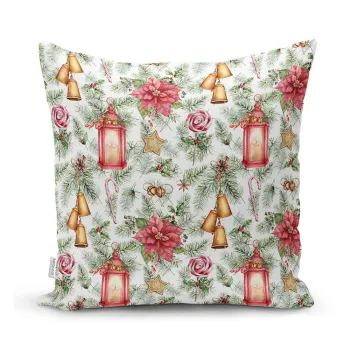 Fata de perna 43x43 cm cu model de Craciun Lantern - Mila Home imagine