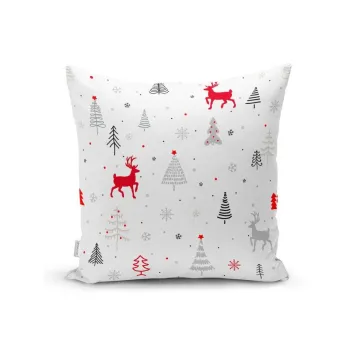 Fata de perna 43x43 cm cu model de Craciun Merry Christmas - Mila Home imagine