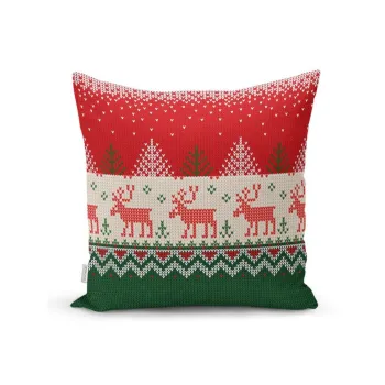 Fata de perna 43x43 cm cu model de Craciun Merry Christmas - Mila Home imagine
