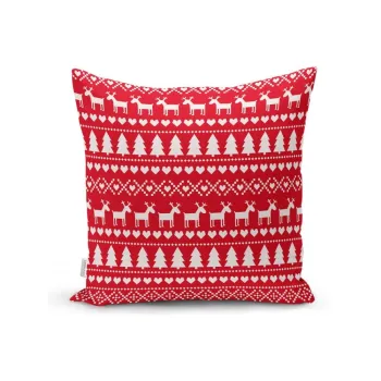 Fata de perna 43x43 cm cu model de Craciun Merry Christmas - Mila Home imagine
