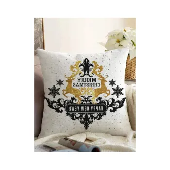 Fata de perna 43x43 cm cu model de Craciun - Mila Home imagine