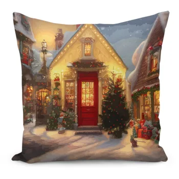 Fata de perna 43x43 cm cu model de Craciun - Mila Home imagine