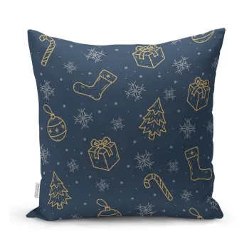 Fata de perna 43x43 cm cu model de Craciun - Mila Home imagine
