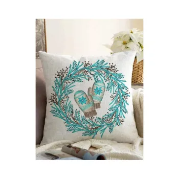 Fata de perna 43x43 cm cu model de Craciun - Mila Home imagine