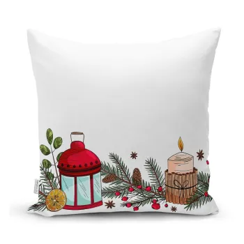 Fata de perna 43x43 cm cu model de Craciun - Mila Home imagine