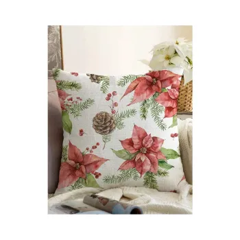 Fata de perna 43x43 cm cu model de Craciun - Mila Home imagine