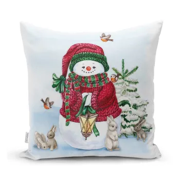 Fata de perna 43x43 cm cu model de Craciun - Mila Home imagine