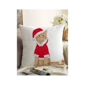 Fata de perna 43x43 cm cu model de Craciun - Mila Home imagine