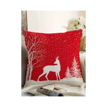 Fata de perna 43x43 cm cu model de Craciun - Mila Home imagine