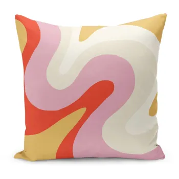 Fata de perna 43x43 cm Raspberry Creamsicle - Mila Home imagine