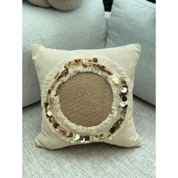 Fata de perna 43x43 cm Sequins - Mioli Decor imagine