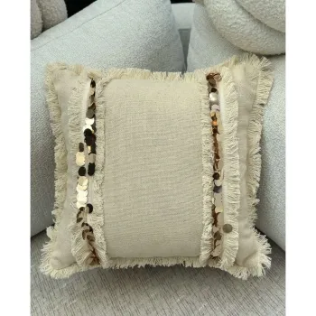 Fata de perna 43x43 cm Sequins - Mioli Decor imagine