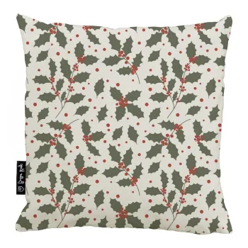 Fata de perna 45x45 cm cu model de Craciun Holly - Butter Kings imagine