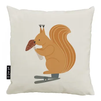 Fata de perna 45x45 cm Squirell And Toadstool - Butter Kings imagine