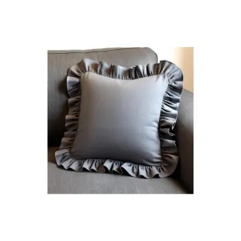 Fata de perna din amestec de bumbac 40x40 cm Ruffled - Mila Home imagine